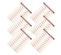 Artibetter 6 Feuilles Autocollants Sourcils Adhésifs Marron Imperméables Technologie 3d Simulation, Papier Transfert D'eau Look Instantané, pour Débutantes et Occasions Diverses
