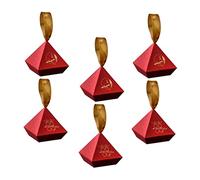 ARTIBETTER 6 Pièces Boîte à Bonbons Papier Chinois pour Mariage Fête avec Ruban pour Présenter Douceurs Aux Invités