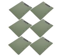 ARTIBETTER 6 Pièces Dossier Multi Usage Porte Documents avec Double Clip Horizontal et Vertical Organisateur de Fichiers Portable pour Bureau École et Chantier