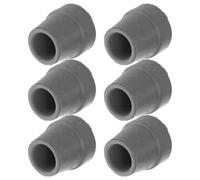 Artibetter 6 Pièces Embouts de Rechange pour Canne de Marche 16 MM | Cannes Quadruples et Cannes de Marche, Absorption des Chocs, Remplacement Facile, Gris