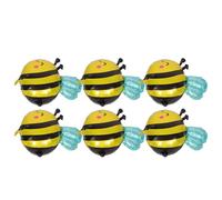 ARTIBETTER 6 Pièces Lot de Ballons Abeille Gonflables Décorations Cartoon pour Fête Anniversaire Printemps Thème Tournesol Facile à Gonfler et Installer
