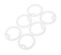 Artibetter 6 pièces Lot de Étuis Silencieux Silicone Phosphorescent pour Médaillons Animaux Protection Légère Anti-Bruit pour Chiens et Chats Facile à Nettoyer et Multi-Animaux