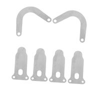 Artibetter 6 pièces Lot de Plaques de Valve Inoxydable pour Compresseur Air Plaques Forme Langue et U Accessoire Métallique pour Contrôle Précis Du Flux et Stabilité de Pression