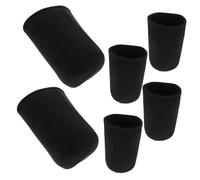 Artibetter 6 pièces Lot Housses Occultantes pour Bocaux Mason Protection Lumière pour Germination Hydroponique Manchons Sprouting Jar Blackout Cloths Faciles à Installer