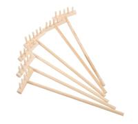 ARTIBETTER 6 pièces Mini Râteaux de Jardin Outils Miniatures Légers pour Bac à Sable Création Précise de Paysages Zen DIY pour Bureau et Artisanat Miniature