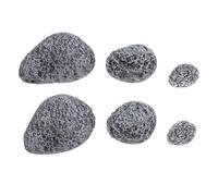 Artibetter 6 Pièces Pierres Artificielles Réalistes Légères pour Décoration Intérieure et Extérieure, Adaptées aux Projets D'artisanat et Couronnes Décoratives