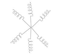 ARTIBETTER 6 Pièces Support pour Plantes en Pot en Fer Vert Spiralé, Guide Les Tiges et Empêche Les Vrilles de S'étaler, pour Jardin Extérieur Simple et Élégant