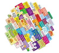 ARTIBETTER 60 Pièces Cartes de Questions Amusantes pour Lunch de Cartes à Écrire pour Garçon Fille Anniversaire et Activités Ludiques