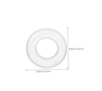 ARTIBETTER 60 Pièces Lave-glace à l'oreille Résultats boucle d'oreille coussins pour clips sur boucles d'oreilles d'oreille en silicone compatibles Gel de silice Transparent