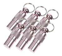 Artibetter 6pcs Étiquettes D'identification en Aluminium Légères pour Animaux de Compagnie, Faciles à Attacher Collier, pour Mettre Nom et Adresse