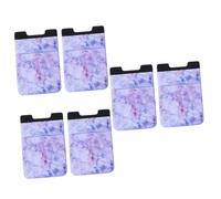 Artibetter 6pièces Pochette Adhésive pour Téléphone Marbre Support Pratique pour Cartes Et Espèces Lot