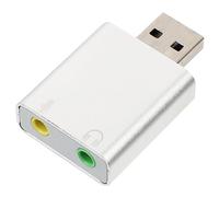 ARTIBETTER 7 Adaptateur Carte Audio Externe avec Casque Son Haute Fidélité pour Ordinateur De Bureau Et Portable