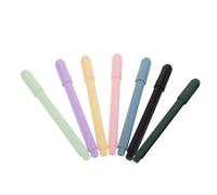 Artibetter 7 Pièces Pencil Extenders Plastic Holder Anti-slip Writing Lengthener For School Students Artists Drawing And Sketching Tools