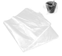 ARTIBETTER 80 Paquet de Trempage Jetables pour Bain de Pieds en Plastique Transparent, Doublures de Pédicure de Tonneau, Usage Spa et Maison, Accessoires de Pédicure Pratiques et Hygiéniques