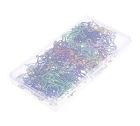 Artibetter 80 pièces Trombones Métalliques Forme Cheval Multicolores Attaches Papier Pratiques et Résistantes pour Photos Factures et Notes Accessoires Bureau Poney Compact et Légers