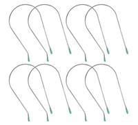 Artibetter 8pcs Pinces à Rouleaux Chauffants en Acier Inoxydable 304 Argenté Compactes pour Bigoudis Cheveux, Économisent de L'espace, pour Créer Différentes Coiffures à Domicile