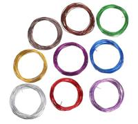 ARTIBETTER 9Roll Fil Formation Bonsaï Aluminium Anodisé Fil Jardin Flexible et Résistant pour Support Branches Mise Forme Bonsaï Intérieur et Extérieur Kit Polyvalent pour Artistes et