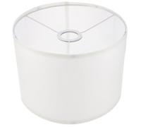 Artibetter Abat-jour Rétro en Lin pour Lampe de Table et Lampadaire E27 | Blanc, Structure Démontable Trou de 4, 2cm, Protège la Lampe et Crée une Ambiance Chaleureuse
