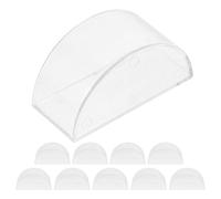 ARTIBETTER Accessoire de Laboratoire Semicirculaire en Plastique 10pcs pour Expériences de Physique Visualisation Claire Réfraction Lumière