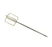 Artibetter Accessoire de Perceuse en Acier Or pour Bétonnière Baguette de Mélange Solide, pour Malaxeur Peinture et Foreuse à Boue