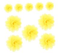 Artibetter Accessoires Fleurs Artificielles 5 Cm Jaune, 10 Pièces pour Mariage Femmes, Décoration Artisanale, Matériel De Bricolage Fête Mains Poignet