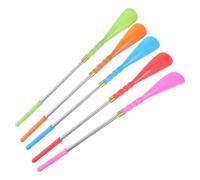 Artibetter Acier Inoxydable Chausse-pied et PP Portable 5 Pièces | Léger et Réutilisable, Bord Lisse Arrondi, Aide Pratique pour Enfiler les Chaussures sans Effort Couleur Aléatoire