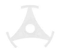 Artibetter Adaptateur De Disque Vinyle Triangle Accessoire pour Platine à Vinyle Centreur De Durable