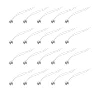 Artibetter Adaptateur de Douille de Lampe Céramique Gu5.3 Mr16 avec Fil en Silicone Blanc, Lot de 20 Pièces Compatible Ampoules Halogènes pour Installation Électrique
