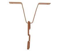 Artibetter Adaptateur de Gouttière Fer avec Crochet V Stable Résistant Corrosion Compatible avec Chaînes de Pluie pour Jardin Installation Facile et Ajustable pour Écoulements d'eau