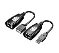 Artibetter Adaptateur Réseau Ethernet Rallonge De Câble USB Adaptateur Extension pour Maison Le Bureau École Pratique Et Performant