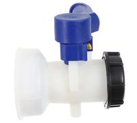 Artibetter Adaptateur Vanne à Bille pour Conteneur IBC D’Une Tonne Dn40 Usage Industriel Chimique Et Stockage Liquide Matériau Robuste Plastique Résistant Contrôle Flux Facile Et Sécurisé