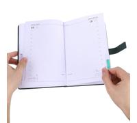 Artibetter Agenda 2026 A5 en Pu et Papier, Carnet de Notes Portable Index Mensuel, Style Minimaliste et Élégant, pour Bureau et Organisation Quotidienne