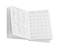 Artibetter Agenda 2026 A7 Mini Format Portable, Calendrier Mensuel en Anglais, Carnet de Poche Bleu, Organiseur Annuel Compact pour Voyage et Gestion Quotidienne