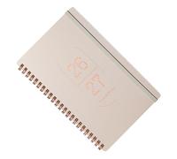 Artibetter Agenda à Notes Planificateur de Gestion du Temps 2026-2027, Couverture Pu Beige, pour Travail et Cours, Bloc-notes de Planification Annuelle pour Professionnels et Étudiants