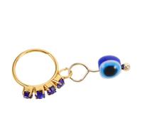 Artibetter Anneau de Nez Œil Maléfique en Acier Inoxydable, Bijou Piercing Confortable et Polyvalent pour Femmes et Hommes, Style Punk pour Fêtes et Usage Quotidien