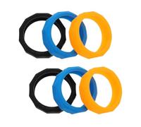 Artibetter Anneaux de en Silicone Anneaux Anti-roulis et Anti-chute pour Microphone Lot de 6 Accessoires Faciles à Utiliser pour Microphones Portables