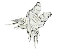 ARTIBETTER Appliques Dentelle Aile Ange Brodées pour Vêtements Patches Décoratifs Diy Gris Réparation de Vêtements Faciles à Coudre Repasser Accessoires de Couture pour Artisanales