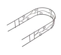 Artibetter Arche Miniature de Mariage en Fer Noir pour Décor de Jardin, Accessoire DIY Élégant et Compact Détails Européens, Décoration Miniature pour Micro-Paysage et Fêtes