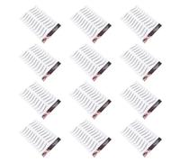 ARTIBETTER Autocollants Sourcils Imperméables 6d Effet Poils Réaliste, 12 Pièces Noir, Tatouage Temporaire Sourcils pour Maquillage Naturel et Définition Précise