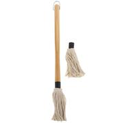 Artibetter Balai à Huile pour Barbecue en Bois et Coton, Brosse à Sauce pour Cuisson Rapide, Facile à Nettoyer, pour Griller Viandes et Aliments Cuisine
