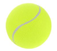 Artibetter Balle de Tennis Géante Gonflable 24 CM pour Chiens Résistant en Caoutchouc Jaune Clair pour Entraînement Jeux de Lancer-Rapporter et Stimulation en Extérieur