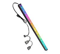 Artibetter Bande Led Magnétique Argb Pour Châssis Pc Barre Lumineuse Rgb Diamant Installation Facile Et Fixation Sécurisée Décoration Éclairage Ordinateur