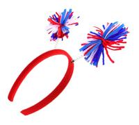 ARTIBETTER Bandeau Cheveux Femme aux Trois Couleurs Rouge Blanc Bleu, Accessoire Patriotique pour Fête de L'indépendance, Couvre-chef Décoratif Léger, pour Défilés et Célébrations Estivales