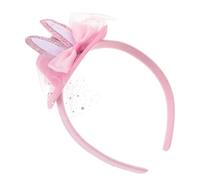 Artibetter Bandeau Oreilles de Lapin de Pâques Rose en Feutre et Plastique, Accessoire Coiffure Joli et Confortable pour Carnaval et Mascarade, Ne Tombe Pas Facilement