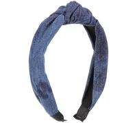 Artibetter Bandeau pour Femme en Denim Léger et Confortable Nœud Noué, Structure Simple et Chic, pour Maquillage et Fêtes