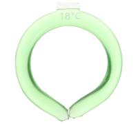 ARTIBETTER Bandeau Rafraîchissant Cou Réutilisable en Gel, Poche de Glace Verte Ajustable, Compresse Froide Portable pour Soulagement Chaleur Estivale, Usage Sport et Soins Santé