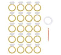 Artibetter Bannière de Fiançailles en Papier Pailleté à Anneaux, Facile à Installer, Usage Solide pour Décor Romantique de Fête ou Arrière-plan de Cérémonie Nuptiale