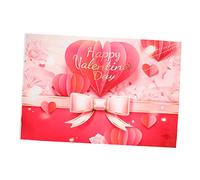 Artibetter Bannière De Saint-Valentin avec Photo Darrière-Plan en Forme De Cœur Opportunité De Photo Romantique