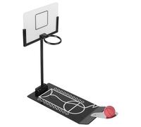 Artibetter Basket-Ball de Bureau Pliable Noir, Mini Panier de Basketball Compact pour Décompression et Jeux de Sport, Portable et Facile à Ranger, Adapté Adultes et Garçon et Filles