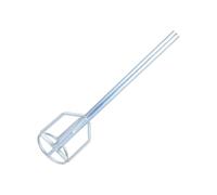 ARTIBETTER Bâtonnet Mélangeur de Peinture en Fer Argenté pour Perceuse Électrique, Résistance la Corrosion, Dureté Élevée, pour Peinture et Enduit